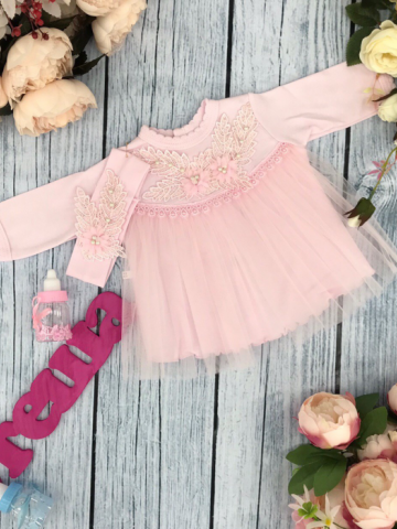 Купить оптом 160-ДР. Платье с повязкой на голову,хлопок 100 % интерлок 74,80,86 в Абакане