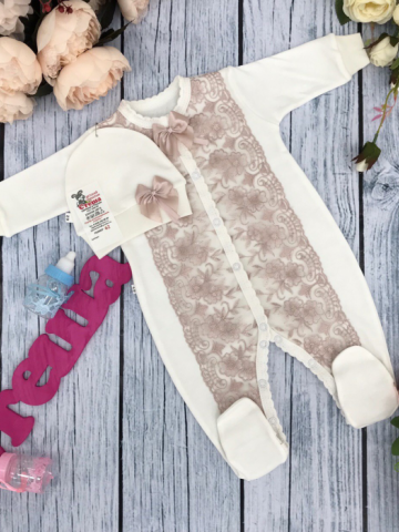 Купить оптом 216-П. Комбинезон с шапкой,100% хлопок интерлок в Абакане